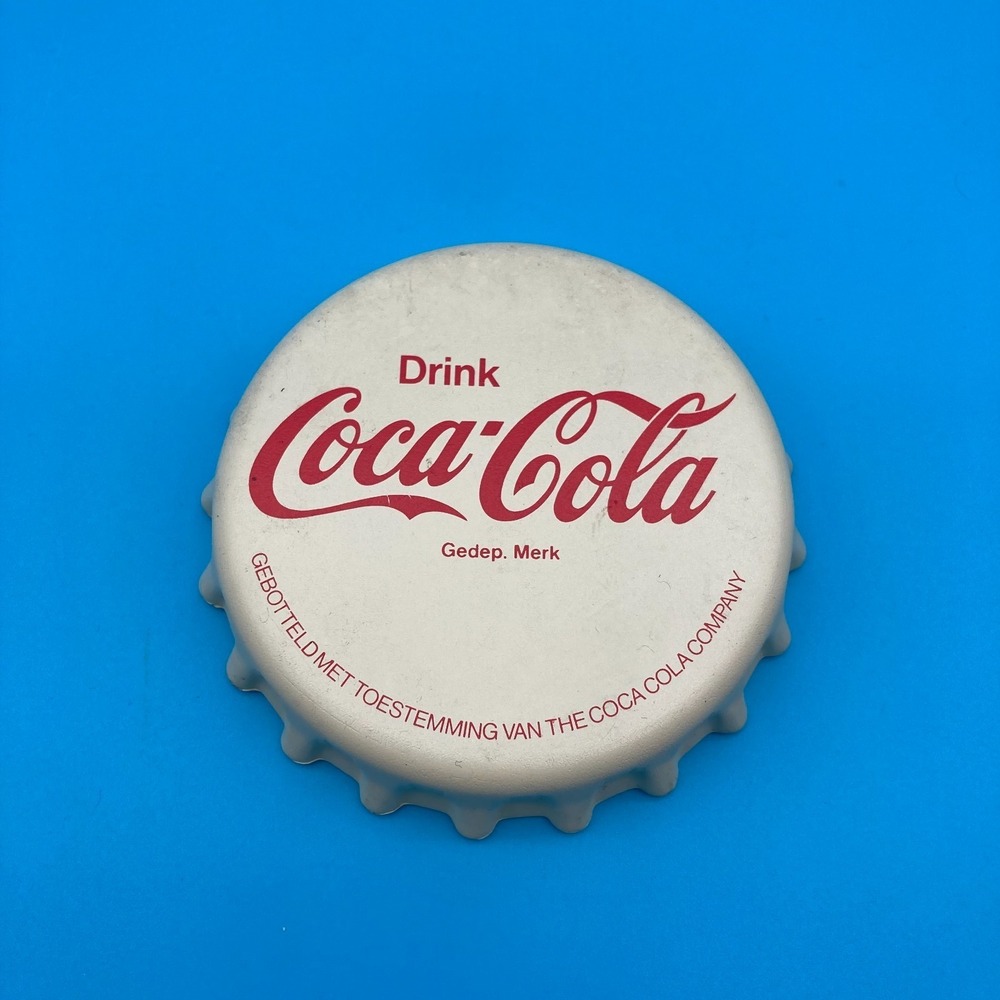 Vintage Coca-Cola Bottle Opener Renimex Holland Made in West-Germany Giant Cap